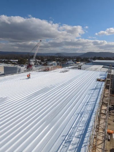 Arden Projects team at work on a Brisbane roofing job