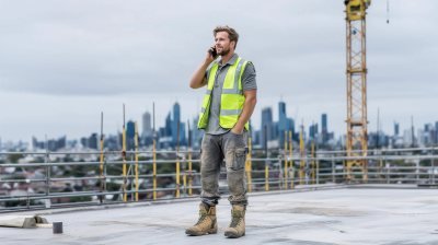 Arden Projects team member communicating directly with a client on site